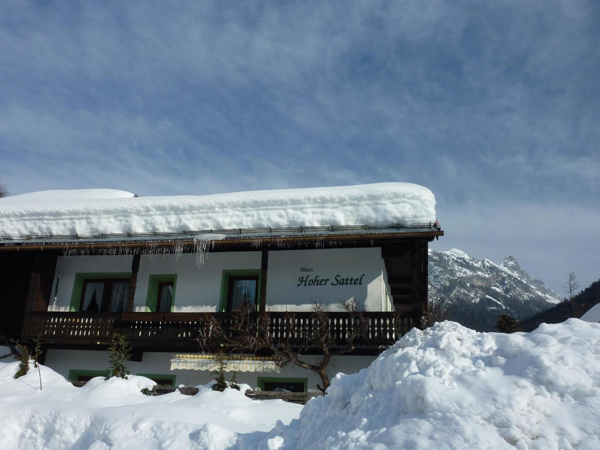 Apartamento Haus Hoher Sattel Leutasch Exterior foto