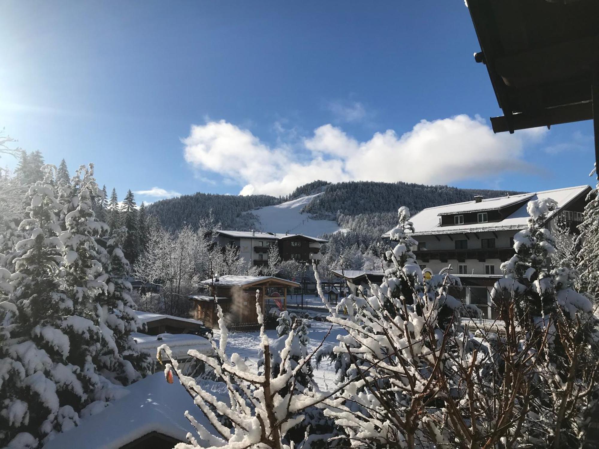 Apartamento Haus Hoher Sattel Leutasch Exterior foto